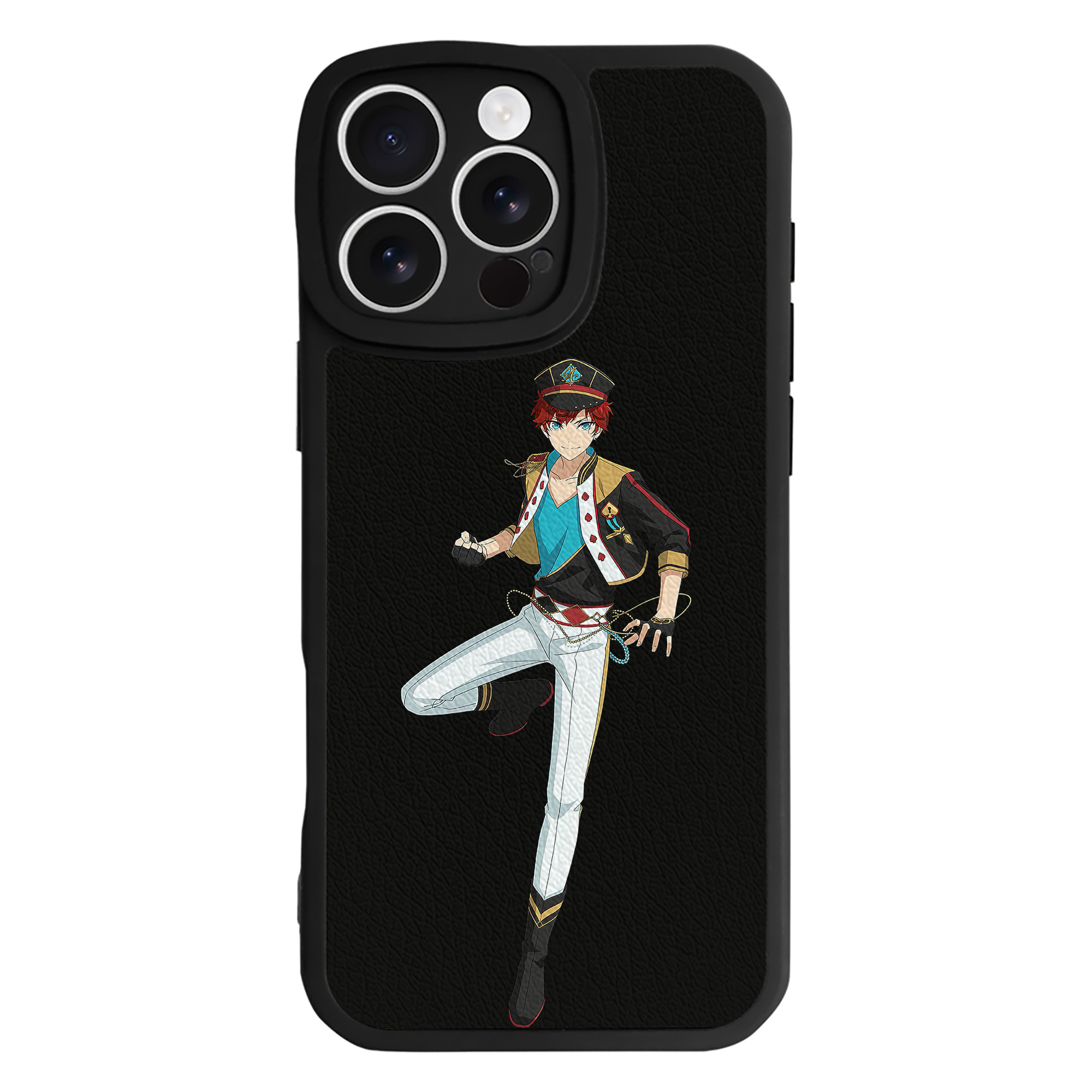 （画像用） あんさんぶるスターズ! Ensemble Stars 【iPhone 16シリーズ対応】シリコンスマホケース（レザー調） 材質：シリコン